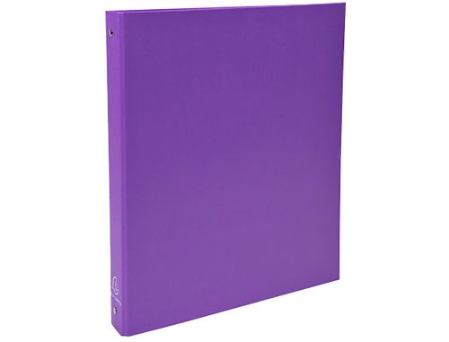 Pasta exacompta de 4 aneis 30mm redondos din a4 cartao forrado roxo , Exacompta , 78590 , 3130630513766